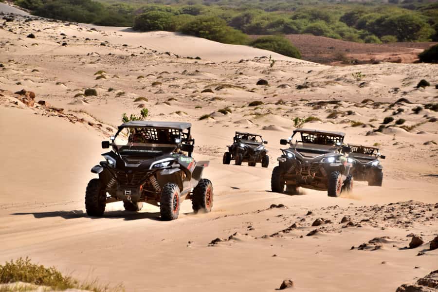 Boa Vista Buggy Tour: Santa Monica & South Desert (4-Hour) - Morro de Areia to Verandinha Beach caves: where the scenery turns dramatic