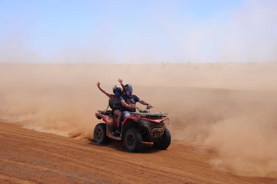Boa Vista: Off-Road Quad Bike to Santa Monica & Caves - Quad biking on Boa Vista: the mix that keeps it fun