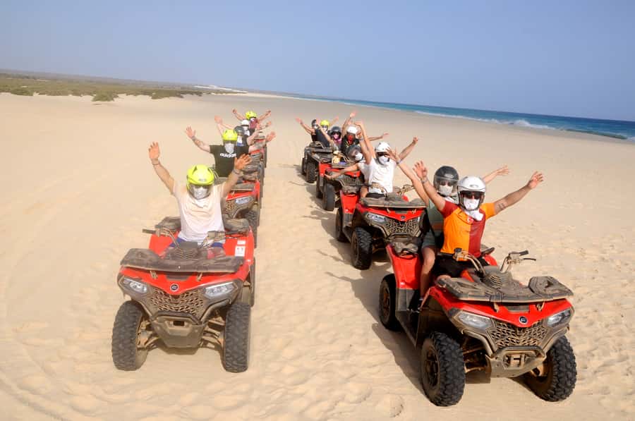 Boa Vista: Off-Road Quad Bike to Santa Monica & Caves - Starting at Povoação Velha, then heading straight into the wild