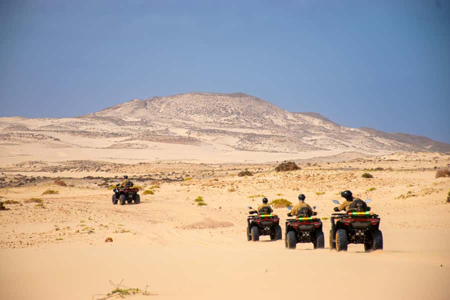 Boa Vista Quad Tour: Santa Monica & South Desert (4-Hour) - Stop 1: Chamine of Praia de Chaves, a Coast Landmark Moment