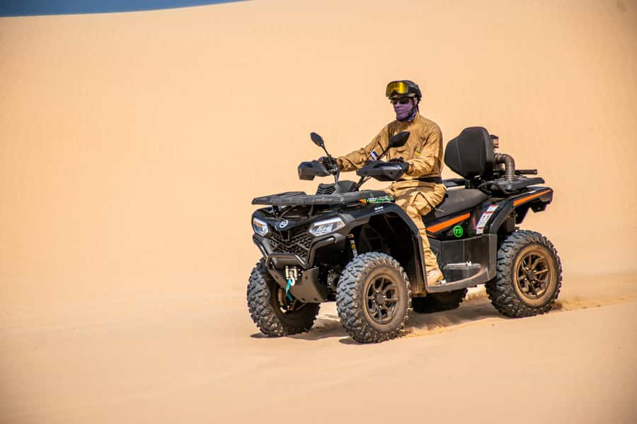 Boa Vista Quad Tour: Santa Monica & South Desert (4-Hour) - Stop 2: Morro de Areia Dunes and the Atlantic Open-Line Feeling