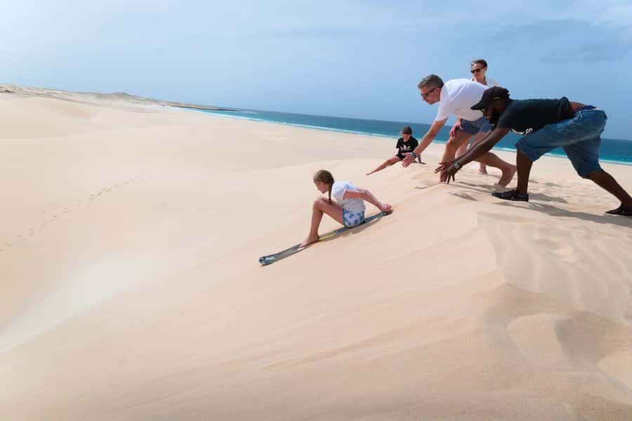 Boa Vista: Shark, Turtles, Cave, Sandboarding & Tasting Tour - Morro de Arreia Sandboarding, Plus the Truck-Ride Thrill