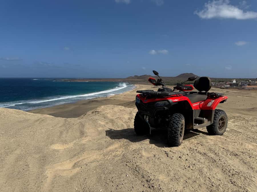 Cape Verde: São Vicente Island 4x4 Quad Tour - Salamansa and the Cliffline Coast, With Real Beach and Real Fishing Village Vibes
