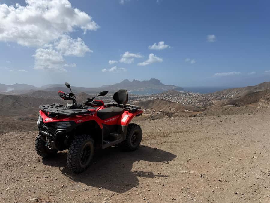 Cape Verde: São Vicente Island 4x4 Quad Tour - Calhau, Rock Formations, and the Extinct Viana Volcano View