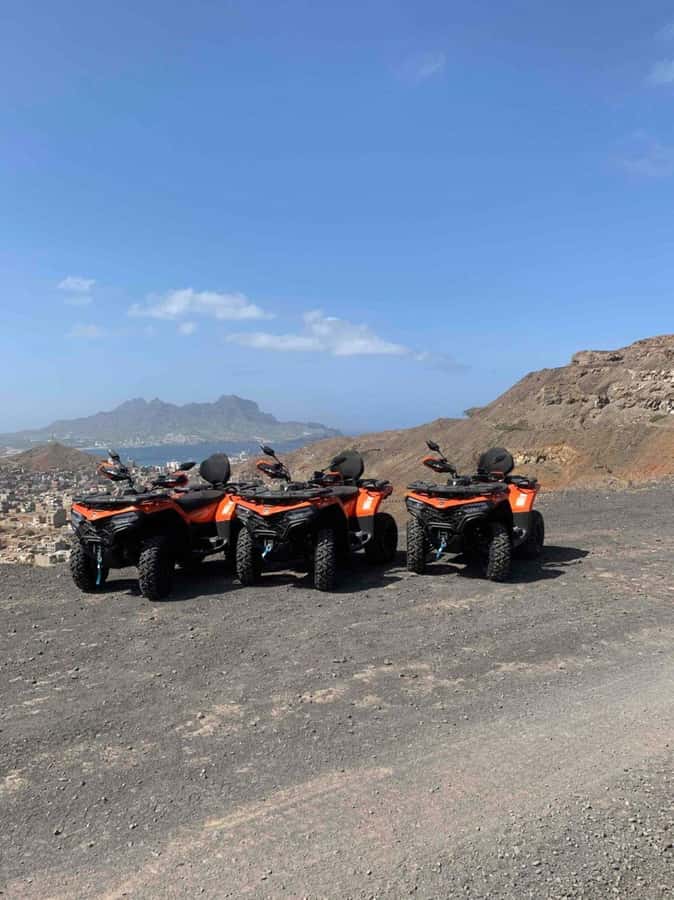Cape Verde: São Vicente Island 4x4 Quad Tour - The Return Toward Mindelo: Colorful Streets and Fish Market Energy