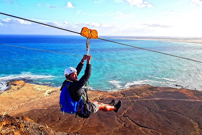 Complete Excursion and Flight on the Zipline Cabo Verde - The 100-meter-high aperitif stop, snacks, and Morabeza music