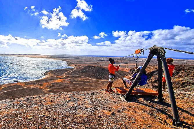 Complete Excursion and Flight on the Zipline Cabo Verde - Getting from Santa Maria to Serra Negra in a 4x4