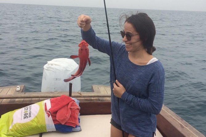 Fishing Snorkeling and Barbecue - Safety Gear and Fishing Rods, Plus How the Crew Runs the Day
