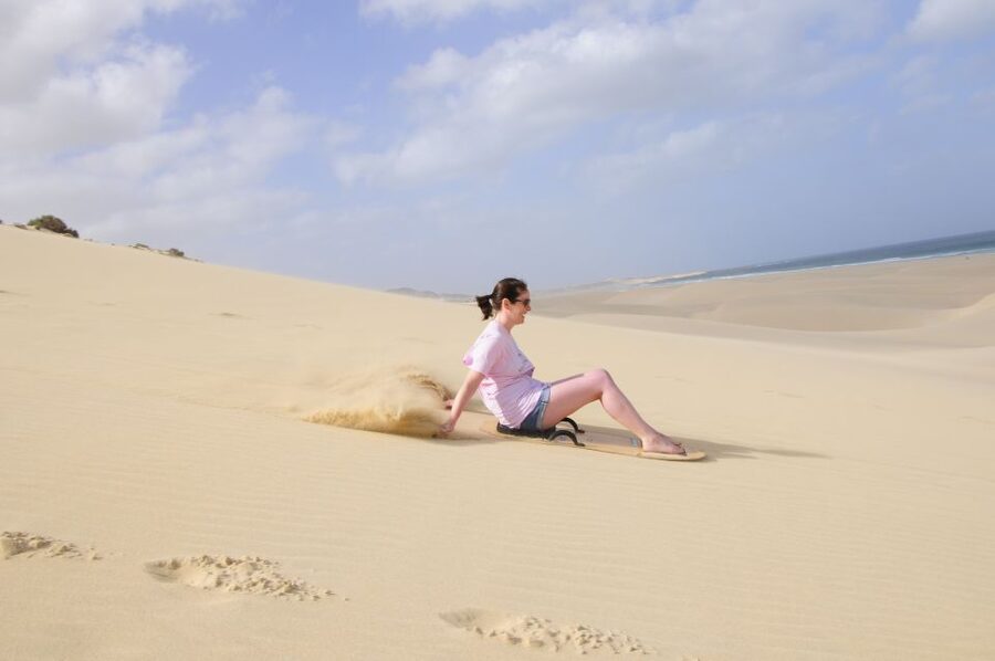 From Boa Vista: Sandboarding Adrenaline down the big Dunes - The Photographer and Drinks: Keeping the Good Moments Included