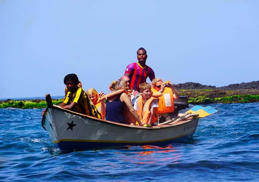 From Praia: Boat Trip, Snorkeling, Cave & BBQ on the Beach - Águas Belas cave snorkeling: clear water, real limits, and smart expectations