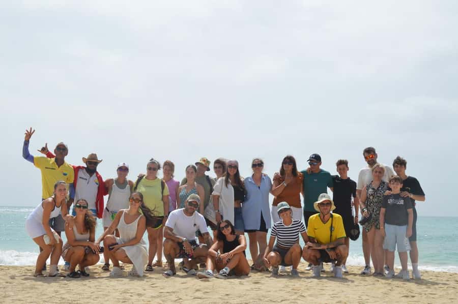 From Sal Island: Blu eye, Salt lake, Lemon Sharks & Palmeira - Murdeira Bay swim and Palmeira fishing village, the real Sal vibe