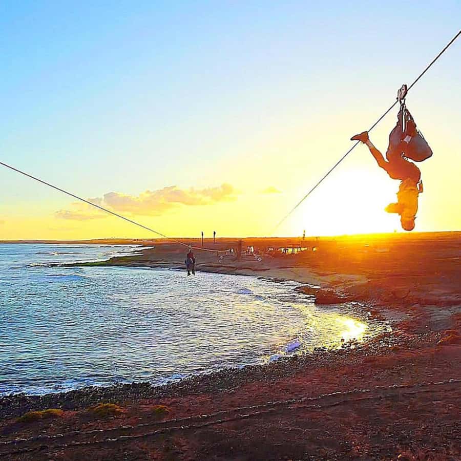 From Santa Maria: Sal island Zipline Experience (Official) - The 1,000-Meter Route and Speeds Over 100 km/h