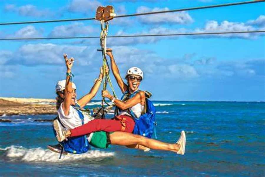 From Santa Maria: Sal island Zipline Experience (Official) - Group Size, Waiting Time, and How to Make It Feel Worth It