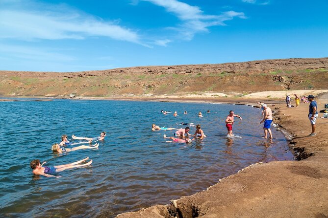 Full Day Adults Only Tour of Sal with Lobster Lunch and Salt Lake - Pedra de Lume: float, walk on salt pans, and enjoy the weirdness