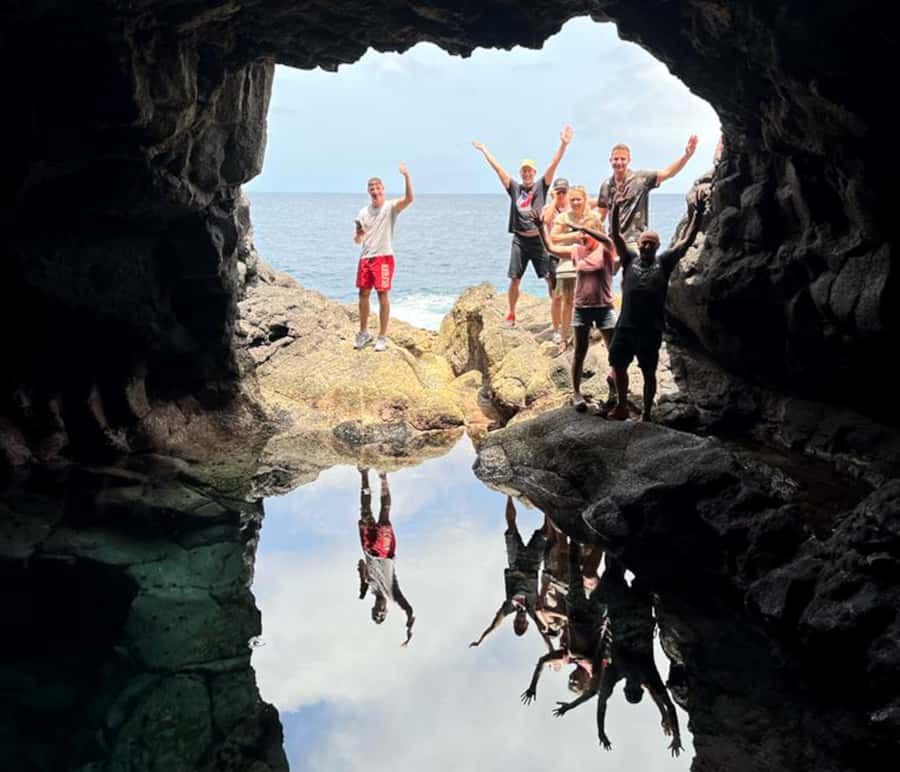 Sal: All-Inclusive Salt Lake, Blue Eye and Shark Bay Tour - The guide and bus: why the day feels effortless