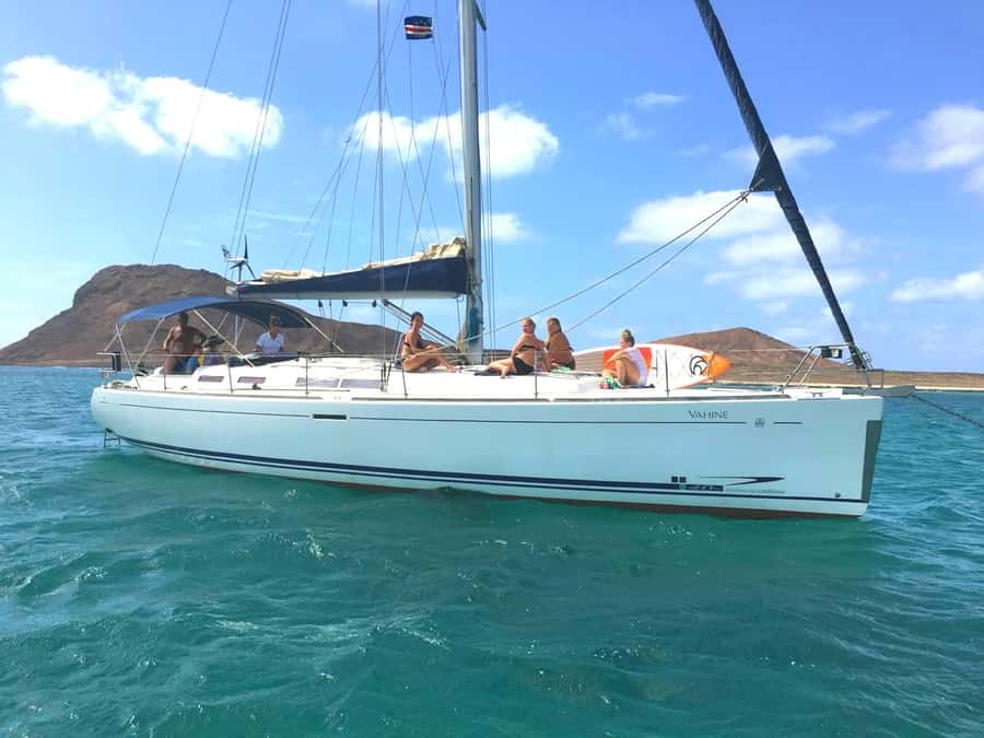Sal, Cape Verde: Half day on Cuba Libre sailing yacht - First contact at Melia Tortuga, the beach check-in that starts it right