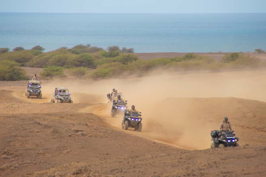 Sal Island: 4-Hour ATV Quad Island Tour - Shark Bay and Serra Negra: lemon sharks and reserve roads