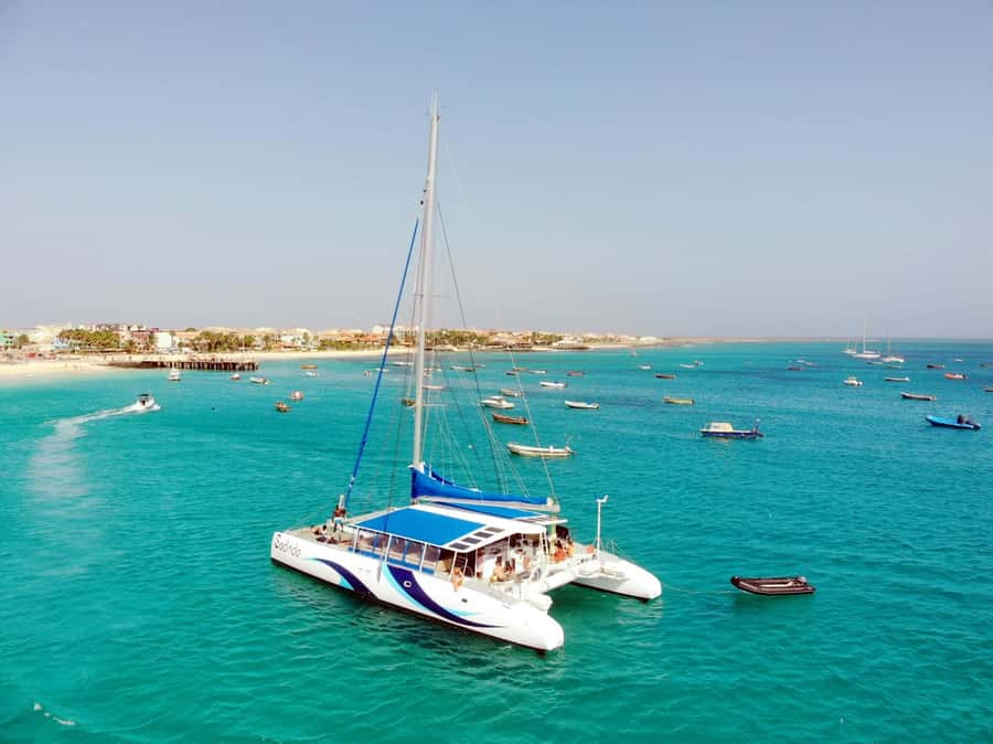 Sal Island Catamaran Cruise with All-inDrinks and Snacks - Value for $73, and When It Feels Like a Win