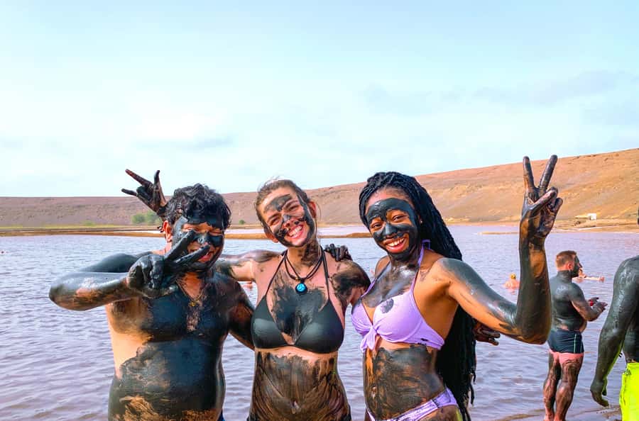 Sal Island: Private Shark Watching & Floating Experience - Floating in Pedra de Lume’s Salt Crater Lagoons