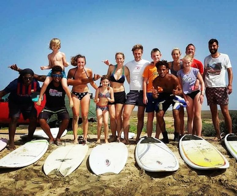 Sal: Surf Lesson - Meeting point, timing, and how you get to the beach