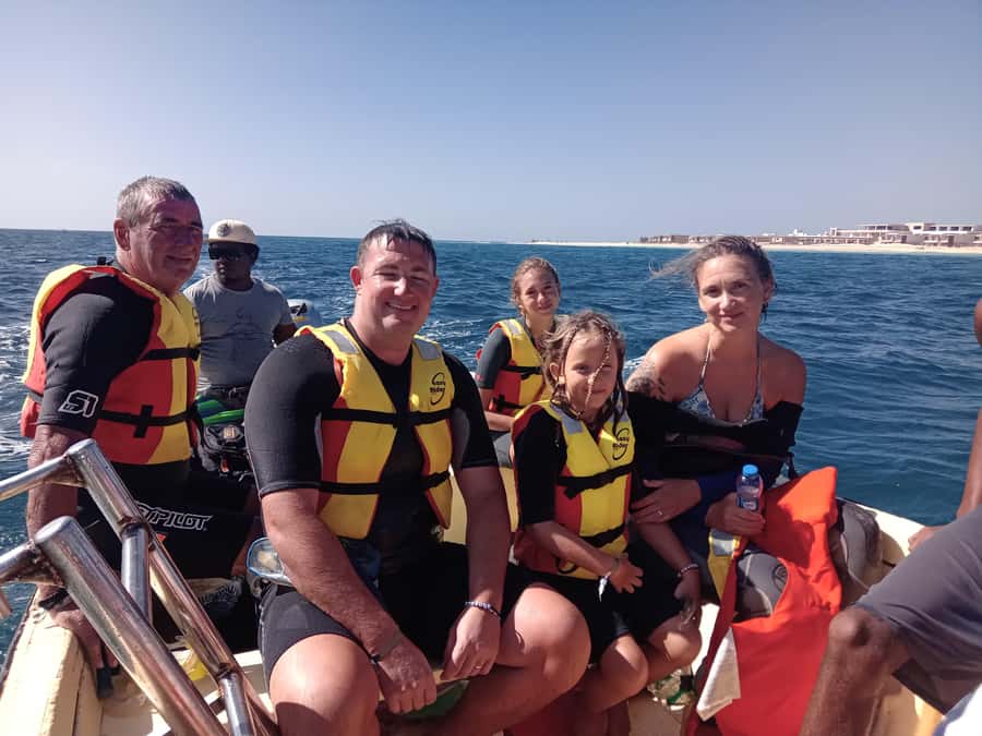 Santa Maria: Snorkeling Boat Tour - Stop 2: Christ statue snorkeling, fish-filled water and a simple layout