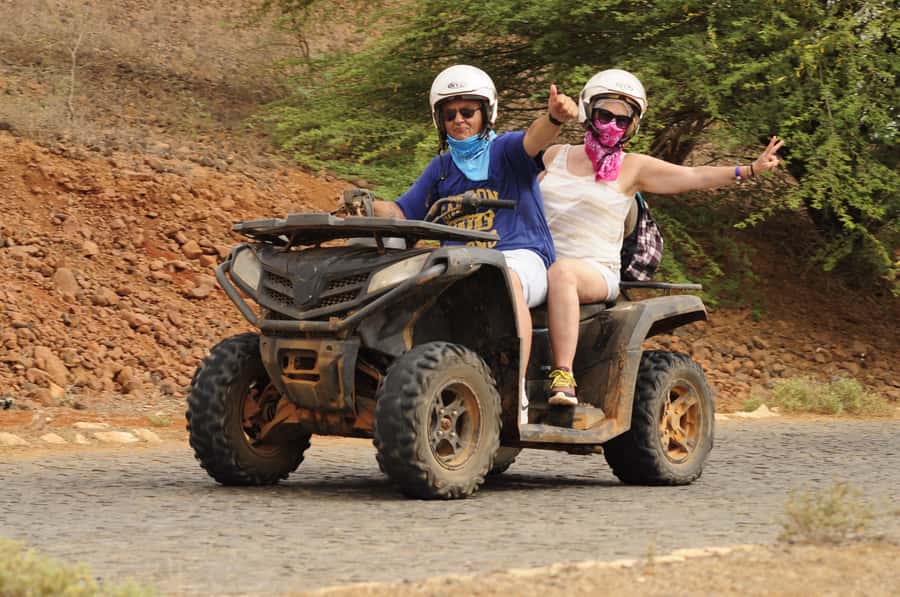 São Vicente: Quad Bike Tour in Mindelo - 4 Hours Adrenaline - Salamansa fishing village: long beach, cliff views, and a calmer pause
