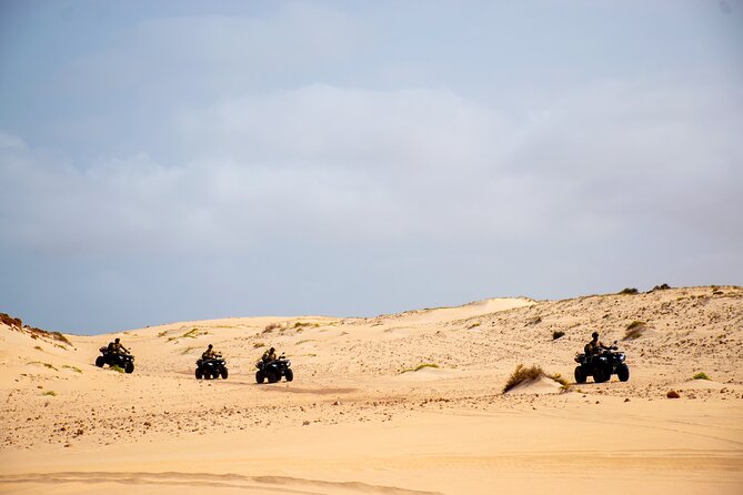 South of Boa Vista Adventure Explore the Desert by Quad - Praia de Varandinha: cliffs and hidden-cave vibes