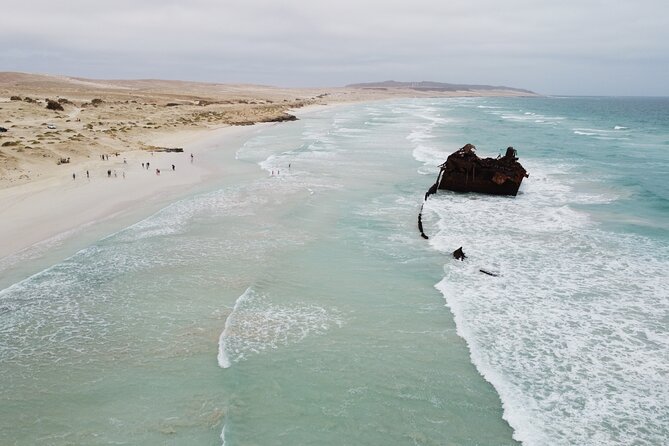 Tours in Boa Vista island - Stop 5: Praia da Varandinha rocks, sea cave, and quick exploration